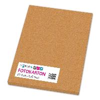 itenga Fotokarton A4 HELLBRAUN 50 Blatt 300 g/qm