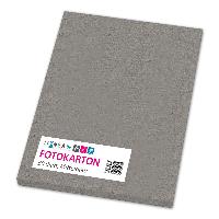 itenga Fotokarton A4 MITTELGRAU 50 Blatt 300 g/qm