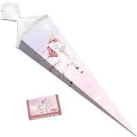 itenga Schult�te 85cm mit Brustbeutel Set EINHORN AQUARELL