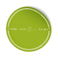 ITENGA 24x Aufkleber Sticker 4cm rund Sch�n dass du da b...