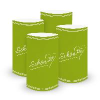 ITENGA 6x Windlichter Sch�n dass du da bist V2 fr�hlings...