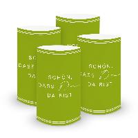 ITENGA 6x Windlichter Sch�n dass du da bist V3 fr�hlings...