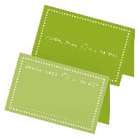 ITENGA 48x Tischkarten Sch�n dass du da bist V3 fr�hling...