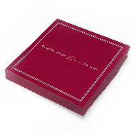 ITENGA 20x Servietten Sch�n dass du da bist V3 bordeaux rot