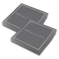 ITENGA 40x Servietten Sch�n dass du da bist V3 grau