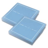 ITENGA 40x Servietten Sch�n dass du da bist V3 hellblau