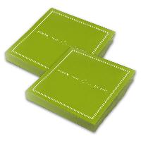 ITENGA 40x Servietten Sch�n dass du da bist V3 fr�hlings...