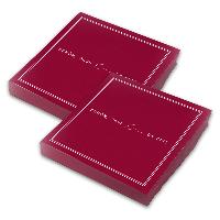 ITENGA 40x Servietten Sch�n dass du da bist V3 bordeaux rot