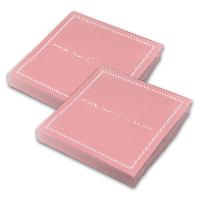 ITENGA 40x Servietten Sch�n dass du da bist V3 rosa