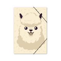 ITENGA Sammelmappe A4 PP Motiv Kawaii LAMA aus langlebig...