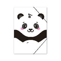ITENGA Sammelmappe A4 PP Motiv Kawaii PANDA aus langlebi...