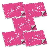 ITENGA Tischset A3 5er Set Sch�n dass du da bist V2 pink
