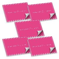 ITENGA Tischset A3 5er Set Sch�n dass du da bist V3 pink