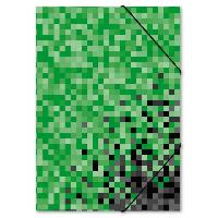 ITENGA Gummizugmappe Zeichenmappe A3 PP Motiv PIXEL