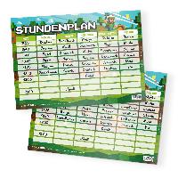 itenga Stundenplan BLOCKGAME einseitig abwischbar DIN A4