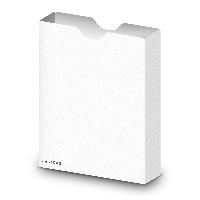 itenga Heftbox DIN A4 Hochformat aus PP Kunststoff WEISS
