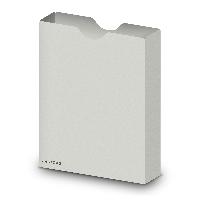 itenga Heftbox DIN A4 Hochformat aus PP Kunststoff HELLGRAU