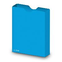 itenga Heftbox DIN A4 Hochformat aus PP Kunststoff CYAN ...