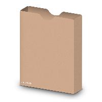 itenga Heftbox DIN A4 Hochformat aus PP Kunststoff LATTE...