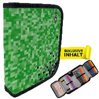 itenga Sch�ler-Etui M�ppchen Pixel 28 teilig (gef�llt) 1...