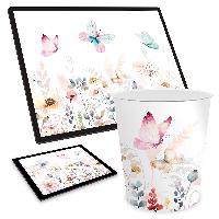 ITENGA Papierkorb Schreibtischunterlage Mauspad Set - ca...