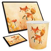 ITENGA Papierkorb Schreibtischunterlage Mauspad Set - ca...