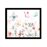 ITENGA Mauspad SCHMETTERLING 21 x 18 cm Kunststoff rutsc...