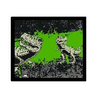 ITENGA Mauspad T-REX Dinosaurier 21 x 18 cm Kunststoff r...