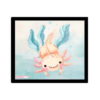 ITENGA Mauspad AXOLOTL 21 x 18 cm Kunststoff rutschfest