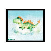 ITENGA Mauspad DINO AQUARELL 21 x 18 cm Kunststoff rutsc...