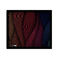 ITENGA Mauspad BUNTE WELLEN 21 x 18 cm Kunststoff rutsch...