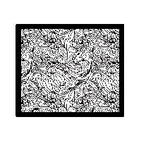 ITENGA Mauspad LINE ART schwarz weiss 21 x 18 cm Kunstst...