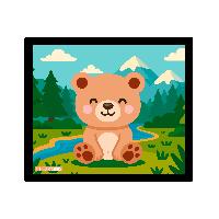 ITENGA Mauspad Kawaii Design - B�R 21 x 18 cm Kunststoff...