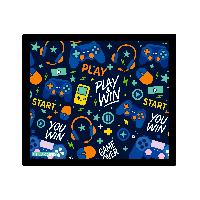 ITENGA Mauspad GAMING Play and Win 21 x 18 cm Kunststoff...