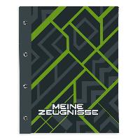 itenga Zeugnismappe A4 mit Schraubverschluss Motiv Geome...