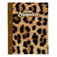 itenga Zeugnismappe A4 mit Schraubverschluss Motiv LEOPARD