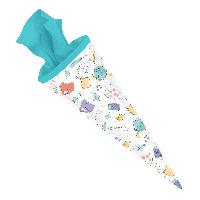 ITENGA Schult�te 70cm rund Muster DOODLES mit Filzversch...