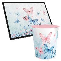 ITENGA Kinder Papierkorb Schreibtischunterlage Set - ca....