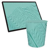 ITENGA Papierkorb Schreibtischunterlage Set - ca. 15 Lit...