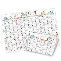 itenga Sch�lerkalender 2026/27 Doodles Schulplaner Jahre...