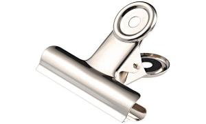 JPC Briefklemmer aus Metall, Farbe: nickel, Breite: 20 mm