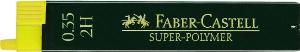 Feinmine SUPER-POLYMER, 0,3/0,35 mm, HB, tiefschwarz, 12...