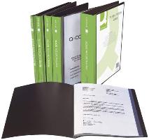 Sichtbuch schwarz mit 60 Taschen PP A4