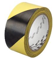 3M Weich-PVC-Klebeband 766i, schwarz/gelb