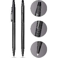CROSS Kugelschreiber Classic Century Schwarz geb�rstet,P...