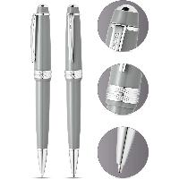 CROSS Kugelschreiber Bailey Light Grau-Lack/Chrom, aus K...
