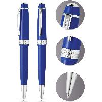 CROSS Kugelschreiber Bailey Light Blau-Lack/Chrom, aus K...