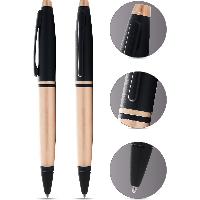 CROSS Kugelschreiber Calais Rosegold, schwarz PVD