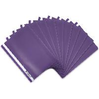 10x Oxford Schnellhefter, DIN A4, PP, lila