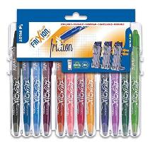 PILOT Tintenroller FRIXION BALL 07 Set2Go, 12er Etui